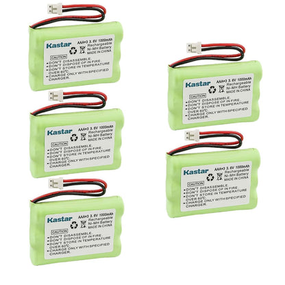 Kastar 5-Pack Ni-MH 3.6V 1000mAh Replacement Battery for Baby Monitors