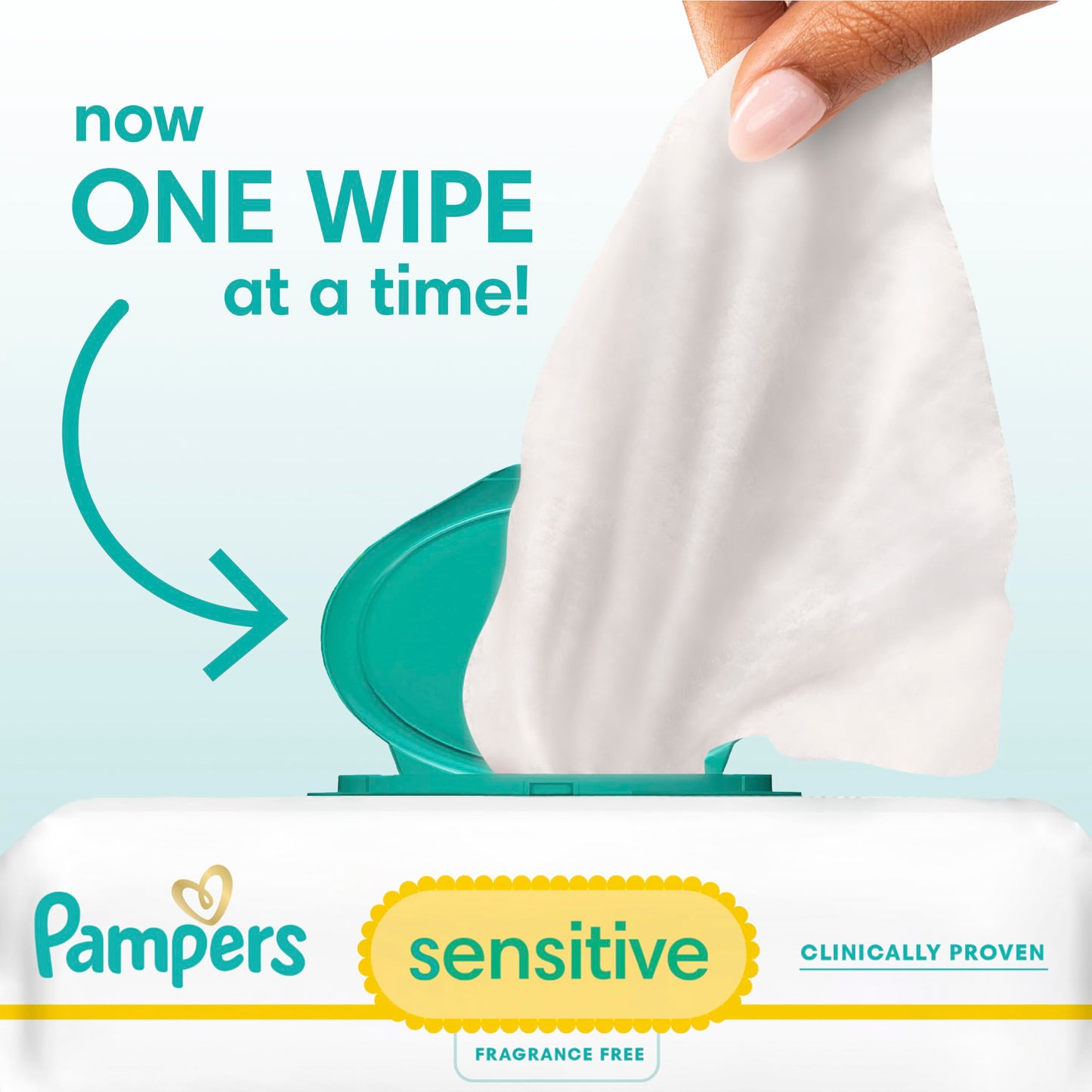 Pampers Sensitive Baby Wipes Fragrance Free