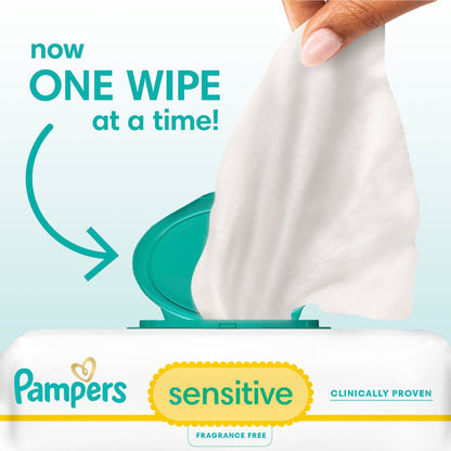 Pampers Sensitive Baby Wipes Fragrance Free