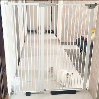 BabyOneStop 41-Inch Tall Pressure-Mounted Gate With Adjustable Width