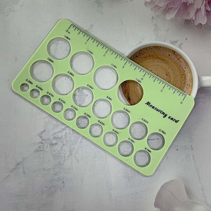 HOUNIIXIE Silicone Nipple Ruler Flange Sizing Tool Accessories Flange Measuring Tool Skin Friendly Ruler