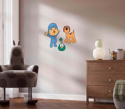 Made To Stick Decals LLC Pocoyo Loula Sleepy Bird & Baby Bird Wall Decal