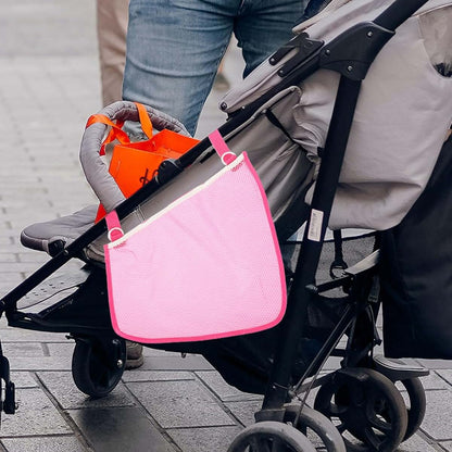 Totority Pink Waterproof Oxford Stroller Storage Bags for Baby Essentials
