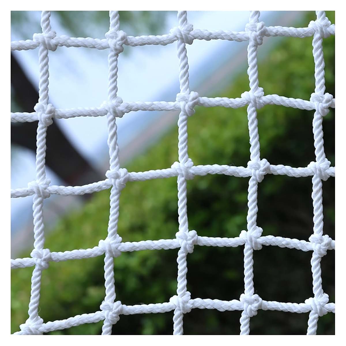 AWSAD Child Safety Net, Stairs Playground Climb Fall Protection Net Nylon Cargo Net Garden Decoration Net Rope Thick