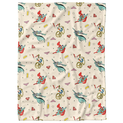 LOGOSVISION Unisex Characters And Symbols Fleece Blanket