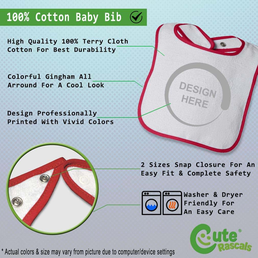 Baby Bib and Burp Cloth Set – 100% Cotton for Toddlers