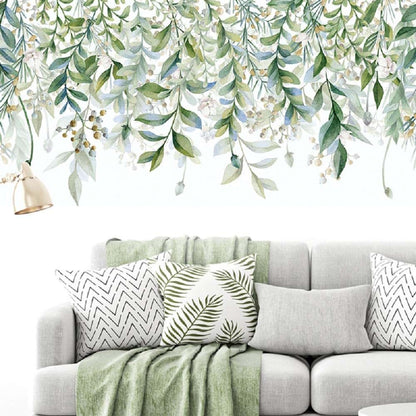 Amazon 3D Removable Hanging Green Leaves Wall Decor