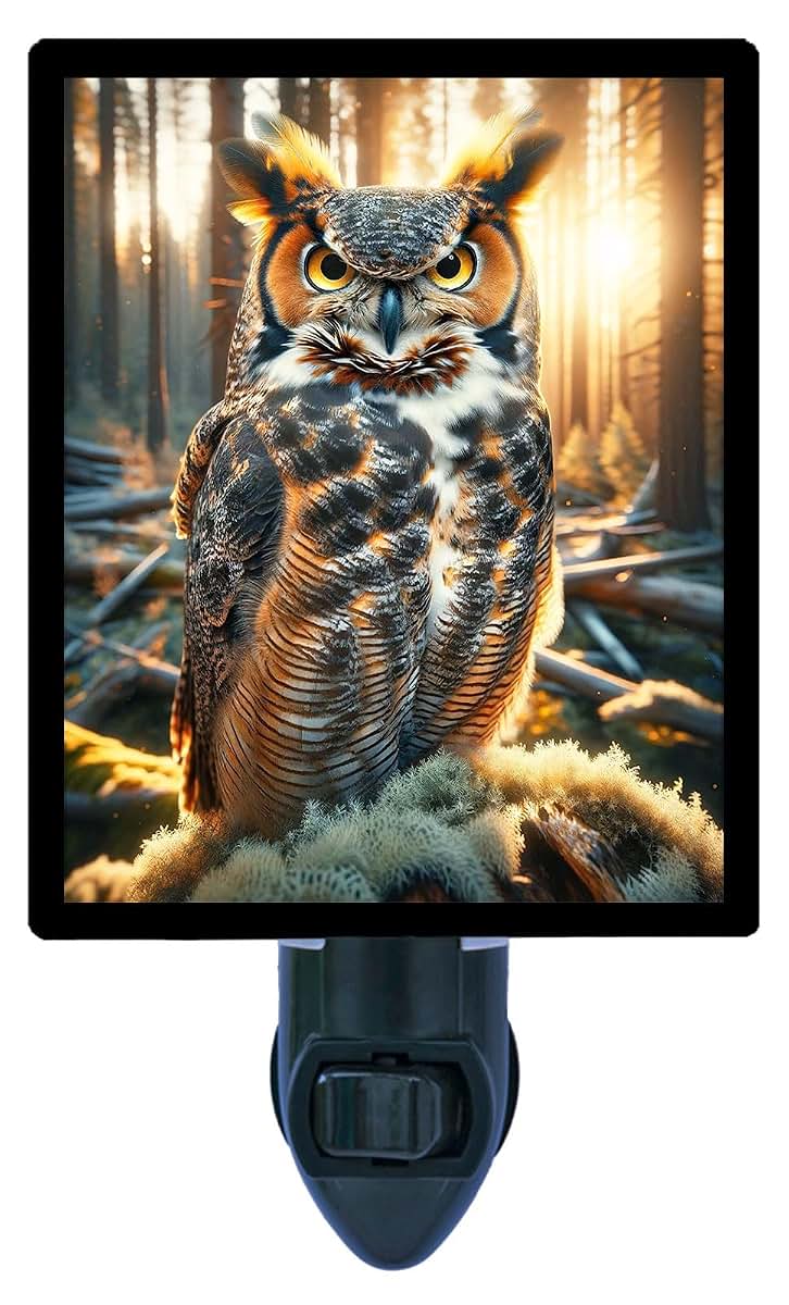 Night Light Designs Great Horned Owl Night Light