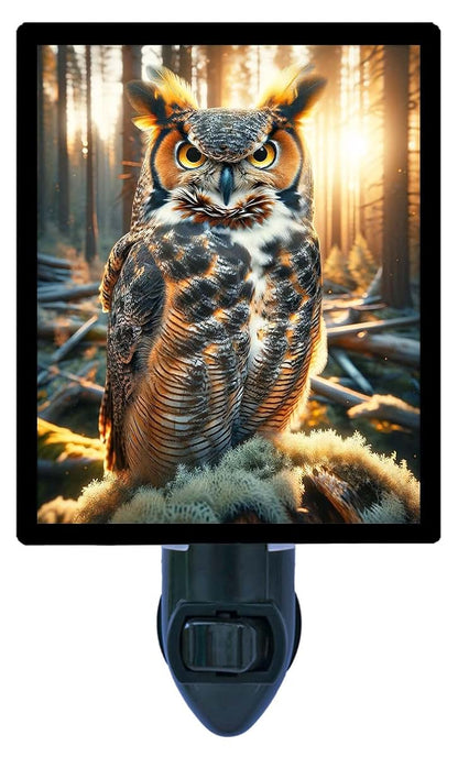 Night Light Designs Great Horned Owl Night Light
