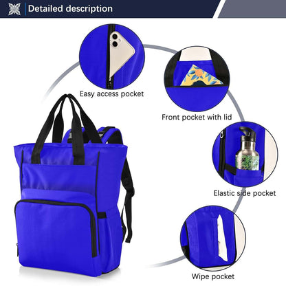 Umriko Royal Blue 01 Diaper Bag Backpack