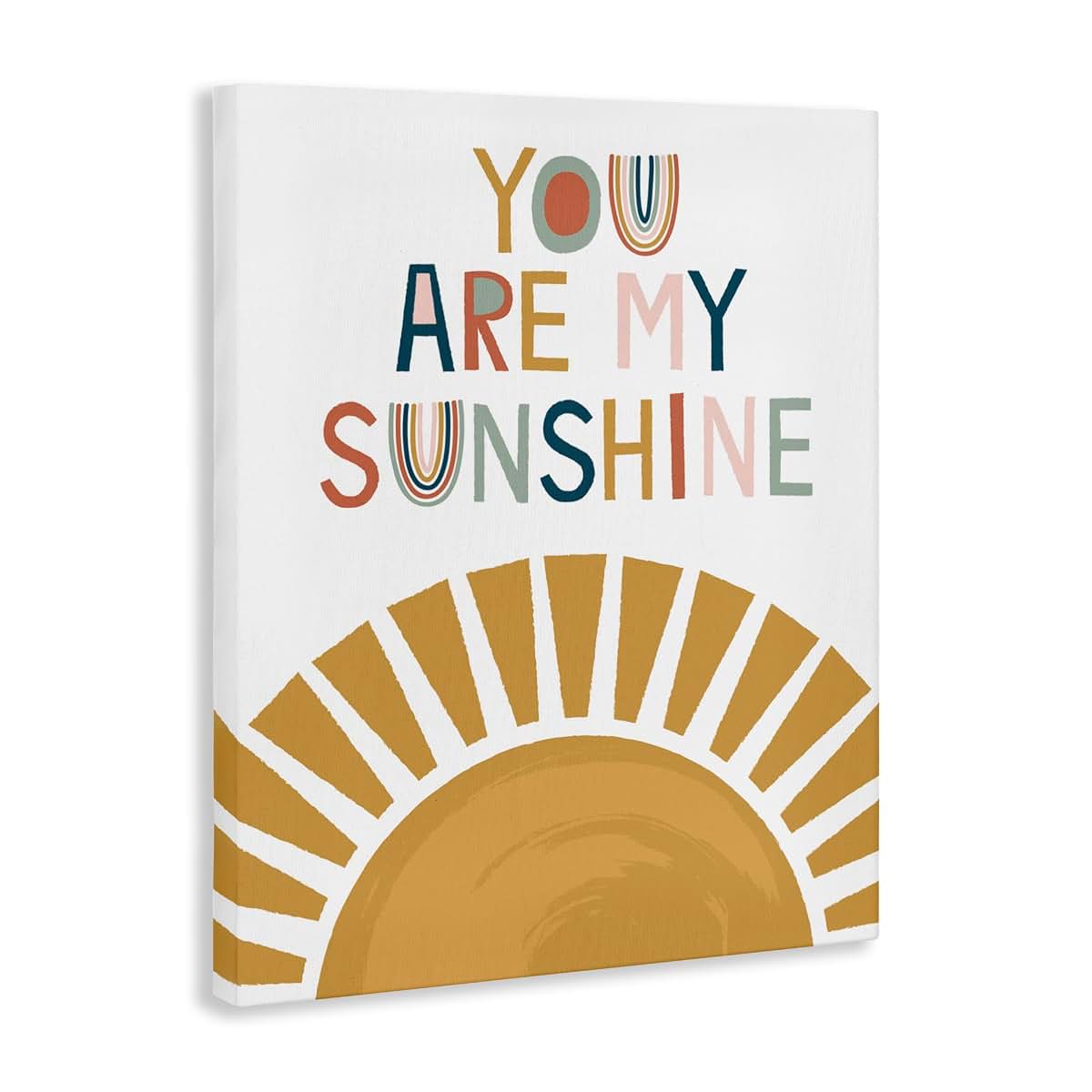Stupell Industries 'You Are My Sunshine' Canvas Art for Nursery Decor