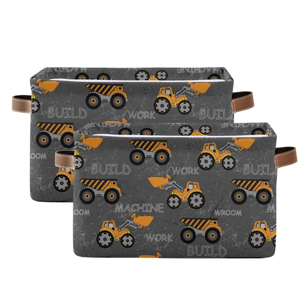Wamika Construction Truck Excavator Fabric Storage Basket