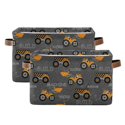 Wamika Construction Truck Excavator Fabric Storage Basket