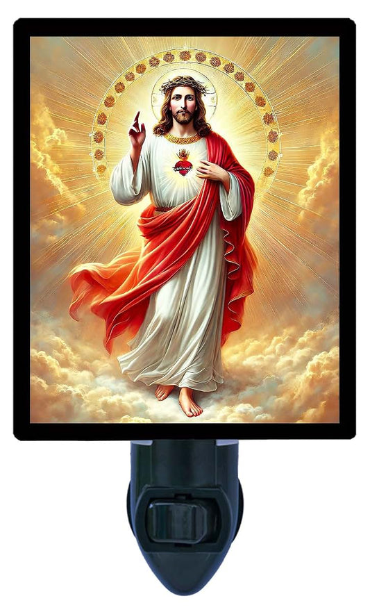 Night Light Designs LED Night Light - Sacred Heart Of Jesus
