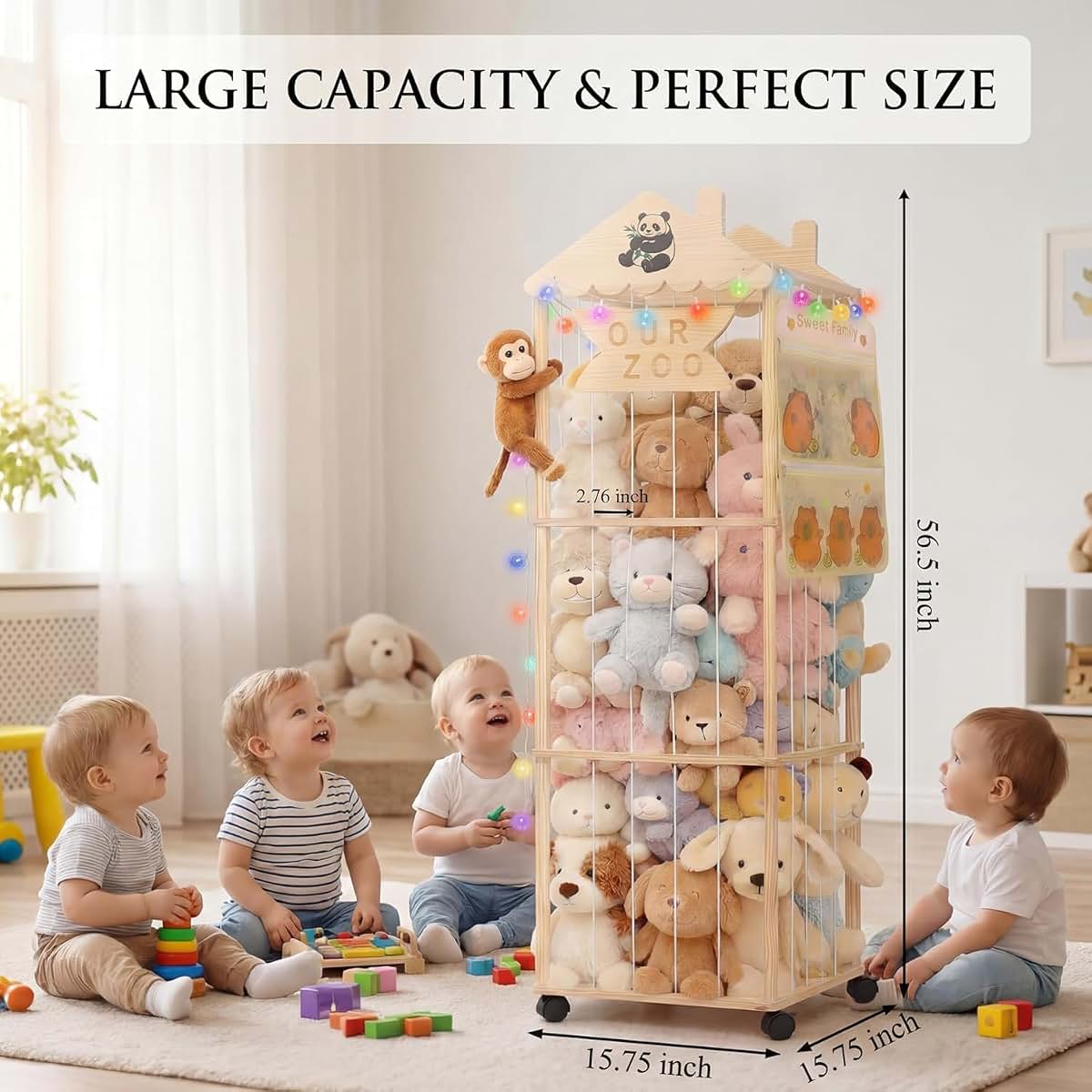 KITHELP Stuffed Animal Storage, Extra Large (photo 3)