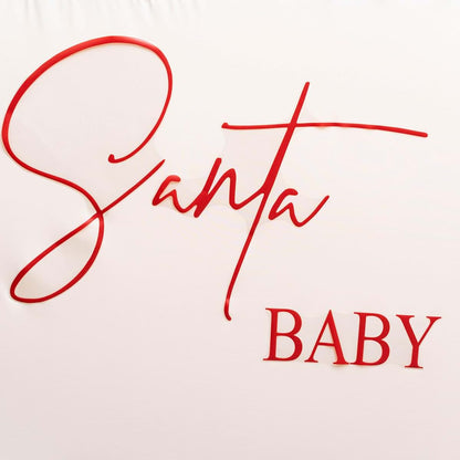 Santa Baby Decal for Christmas and Party Balloon Arch Decor Supplies