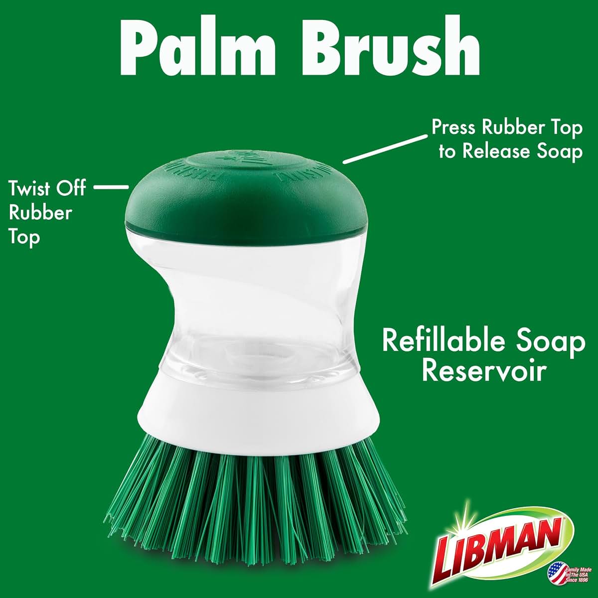 Libman Bottle & Dish Kitchen Brush Kit with Straw Cleaner (photo 2)