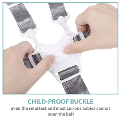 Minne Baby High Chair Straps, Replacement 5-Point Harness for Stroller, Pram, Buggy (photo 3)