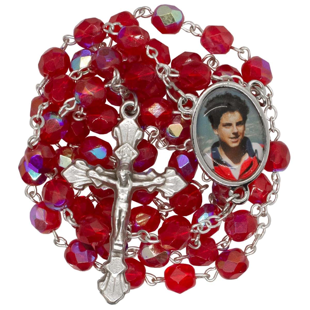Village Gift Importers Saint Carlo Acutis Rosary And Prayer Card Set