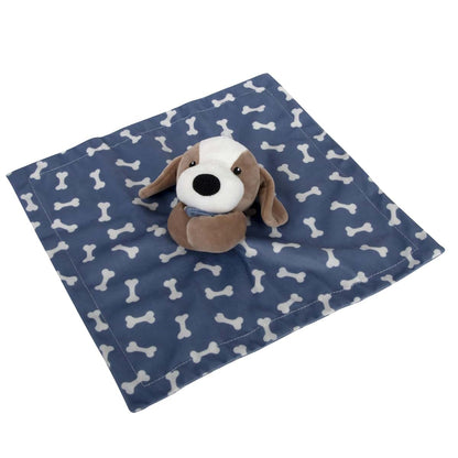 Minky Animal Snuggler Lovey Blanket for Babies