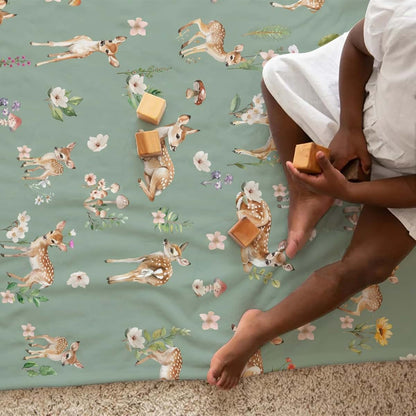 BabyOneStop Spring Animal Baby Blanket Flannel Swaddle Receiving Blanket for Newborn Nursery 30x40 Inch