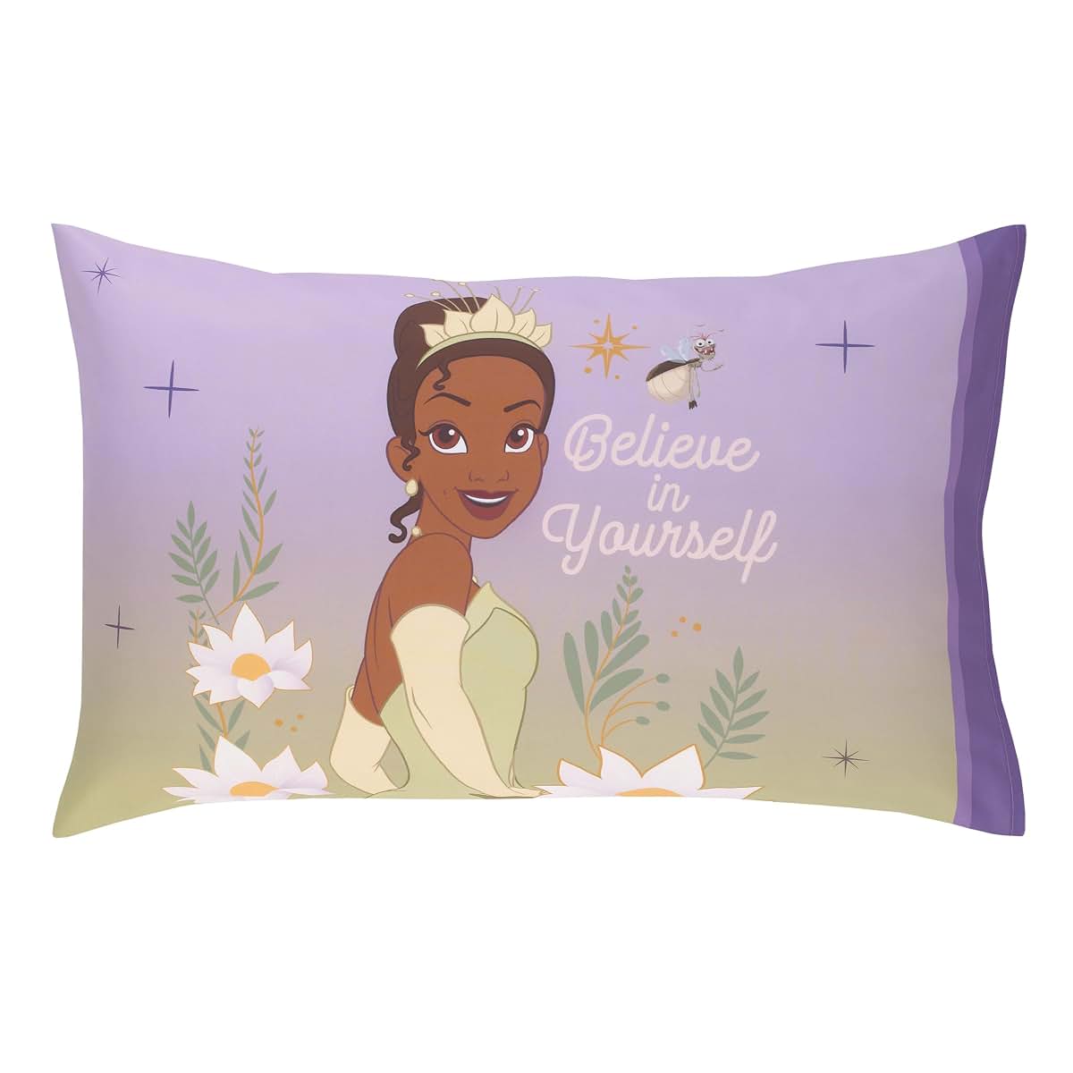 NoJo Disney Princess Tiana 4 Piece Toddler Bed Set for Crib