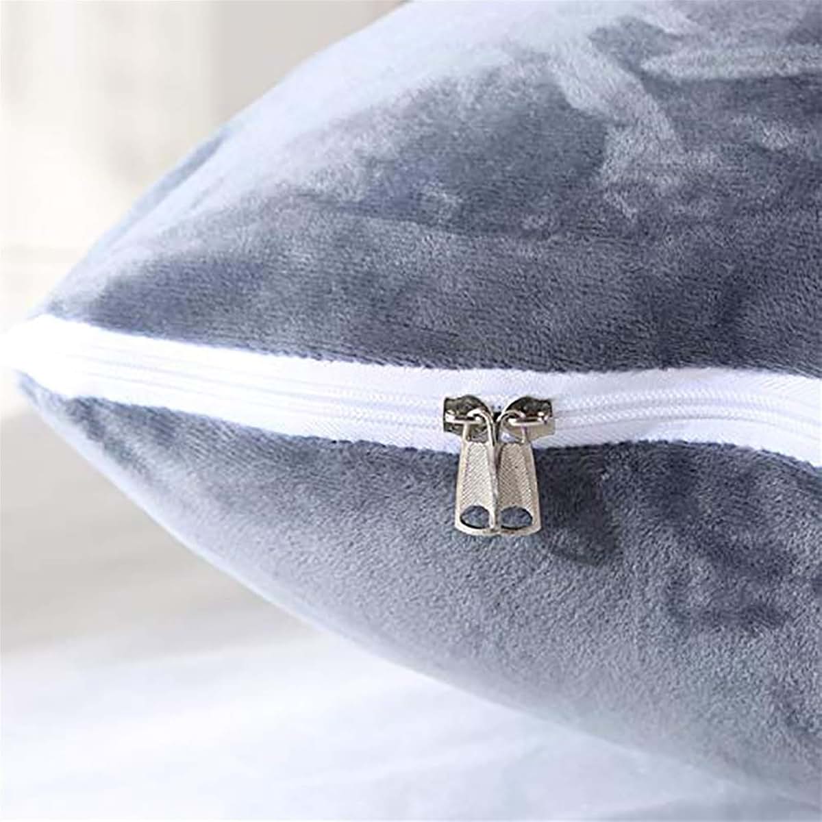 Treeyx Velvet Washable Cover Full Body Contour U Pillow (photo 2)