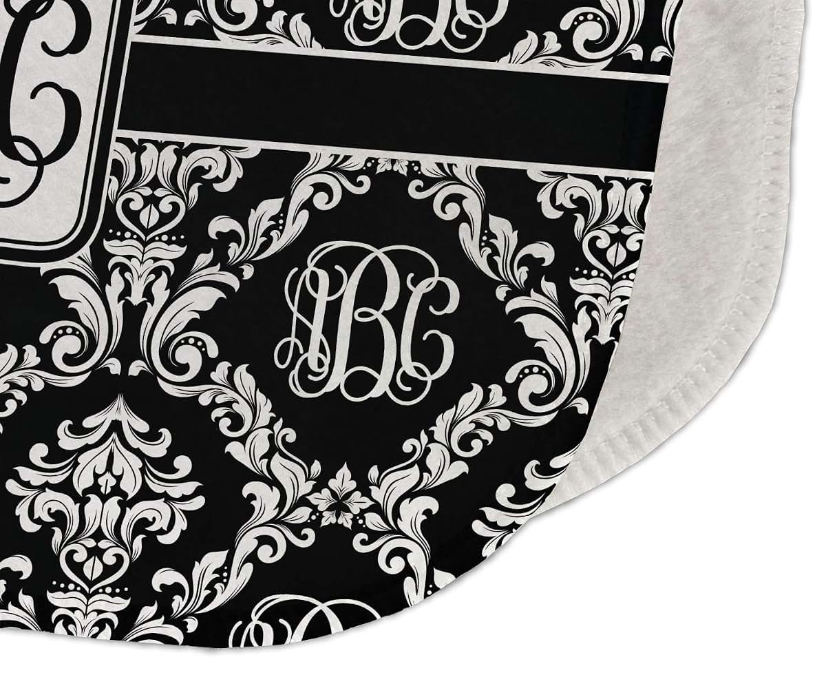 Baby Milano Personalized Monogrammed Damask Burp Cloth (photo 3)