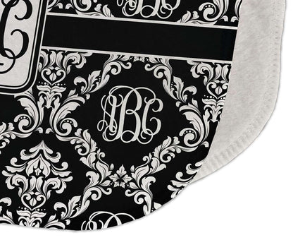Baby Milano Personalized Monogrammed Damask Burp Cloth (photo 3)