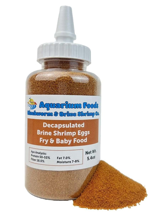 Aquatic Foods Inc. Decapsulated Brine Shrimp Eggs 5.4oz Squeeze Bottle