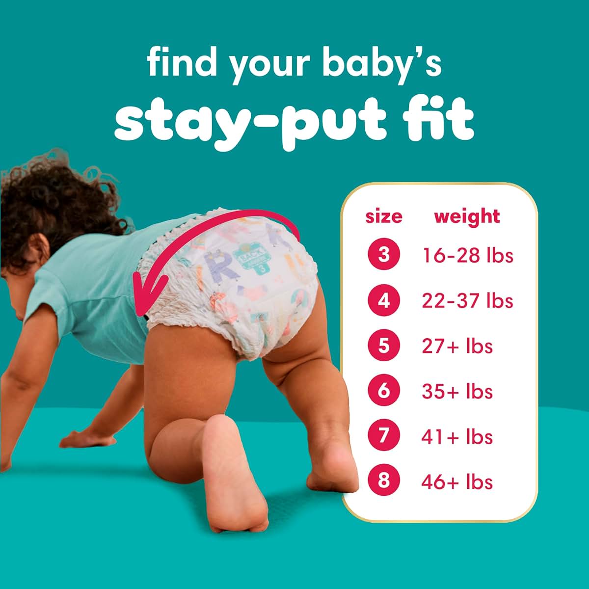 Pampers Cruisers 360 Pull-On Diaper for Active Toddlers - Size 6