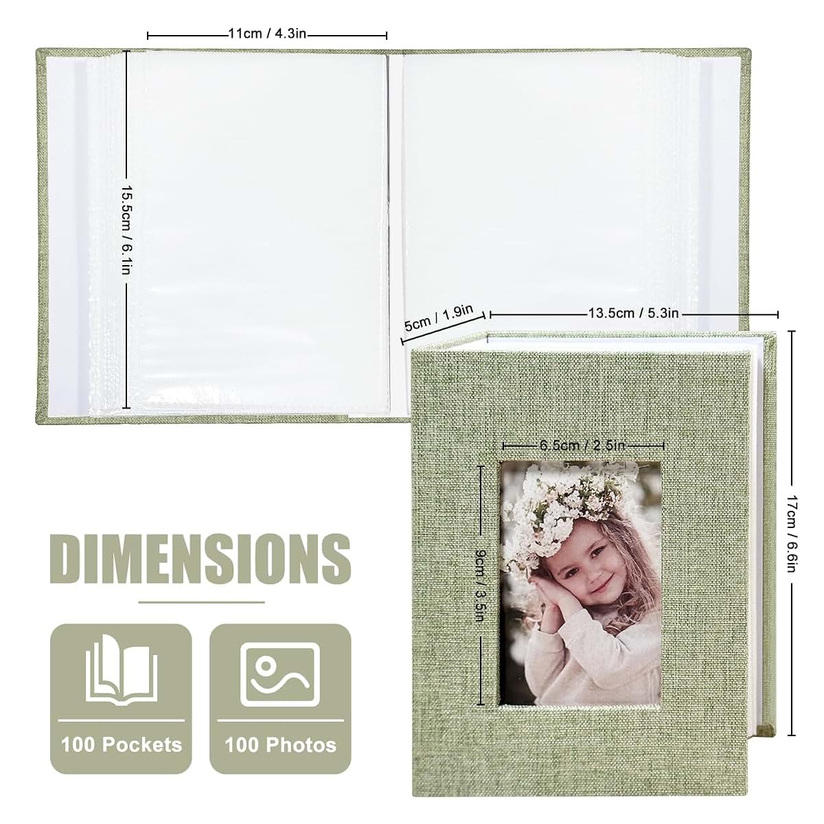 HoneyTolly Photo Album - Linen Hardcover Keepsake Book