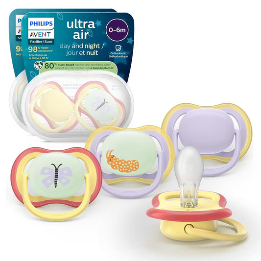 Philips Avent Ultra Air Day & Night Baby Pacifier 4-Pack