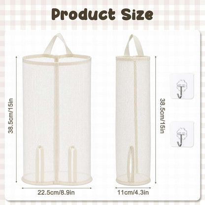 SULIKJHUI Cat Wand Holder, Cat Toy Organizer 2 Pcs Wall Mounted Storage Bag (photo 2)