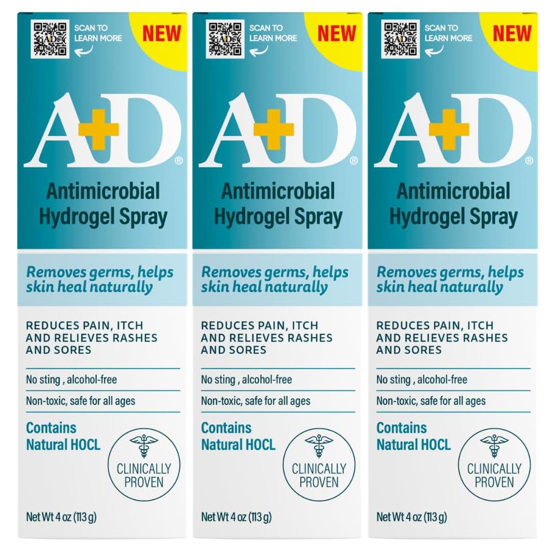 A+D Hydrogel Spray for Skin Cleansing & Care