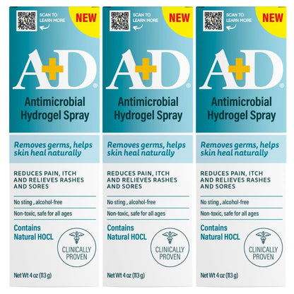 A+D Hydrogel Spray for Skin Cleansing & Care