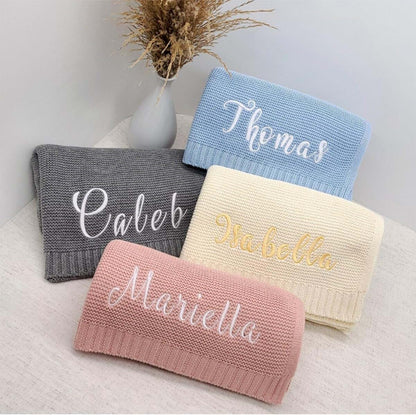 ZoikoM Personalised Baby Blanket With Embroidered Name (photo 4)