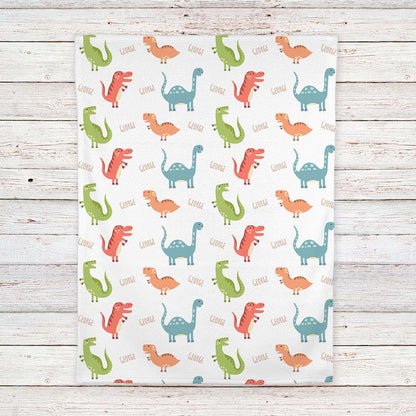 Lovable Gift Co Fleece Dinosaur Baby Blanket, Personalized with Baby Name (photo 2)