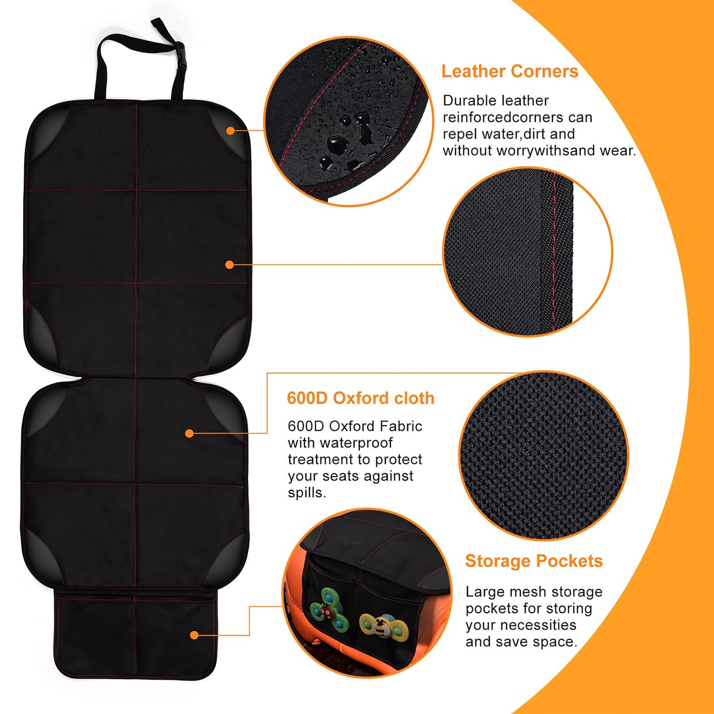 SMART ELF Car Seat Protector Large