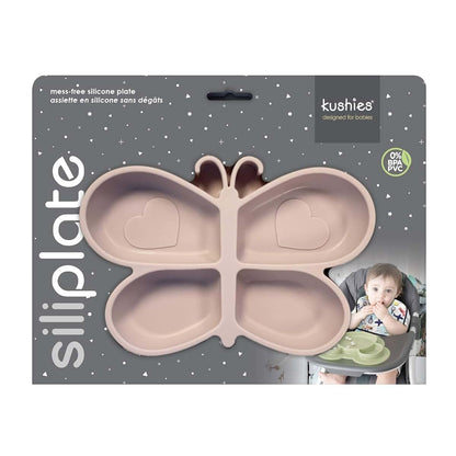 Kushies Silicone Divided Plate with Suction for Baby and Toddler