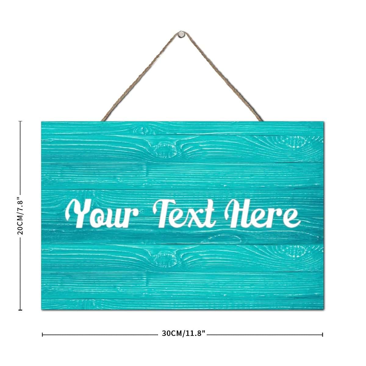 customgiftshop Personalized Wooden Family Name Sign Custom Home Welcome Wood Plaque Ready to Hang Wall Art Home Decor