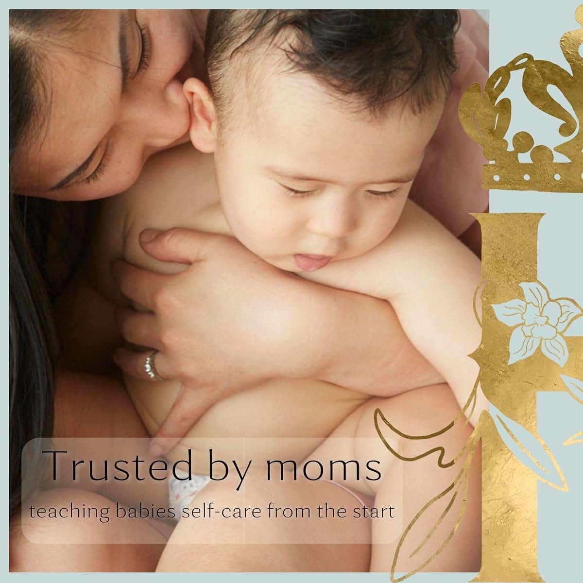 Royal Heir Baby Body & Bum Butter in Blue:Deep Daily Moisture & Dry Skin Therapy-Whipped Cocoa Butter with Sandalwood &