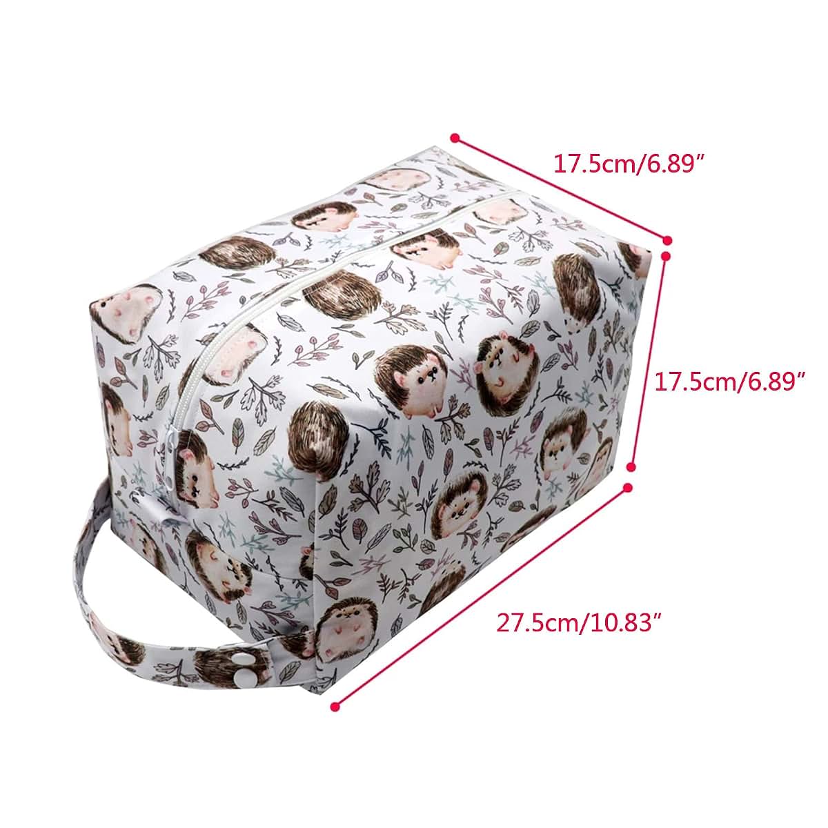 Reusable Cloth Diaper Wet Dry Bag with Hanging Buttons