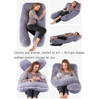 Hausmagnolia Pregnancy Pillow - U-Shaped Full Body Support (photo 2)
