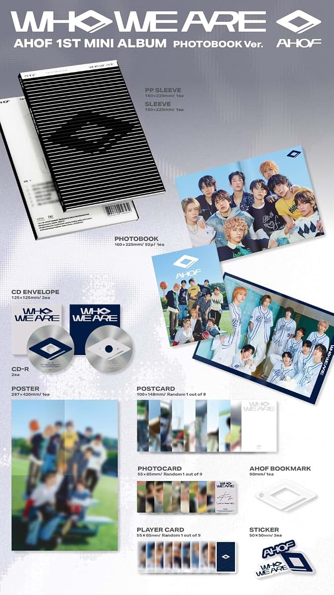 Ahof 1st Mini Album Who We Are Photobook Version Cd
