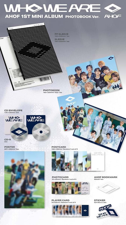 Ahof 1st Mini Album Who We Are Photobook Version Cd
