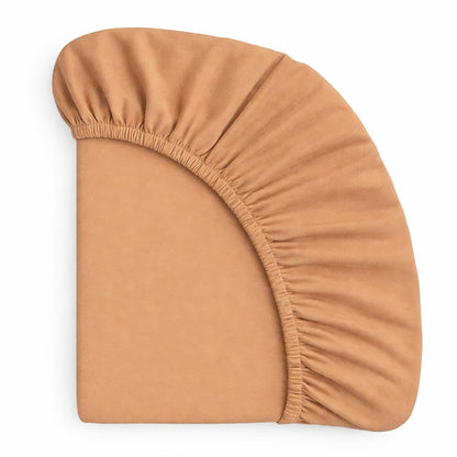 Ababy Custom Size Jersey Cotton Fitted Sheet In Clay