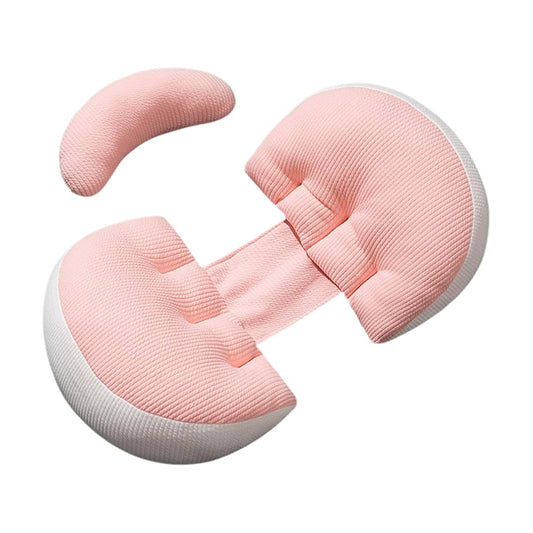 Worparsen Pregnancy Cushion Double-Sided Pillow Super Soft Wear Resistant Zipper Closure Detachable Belly Back Support