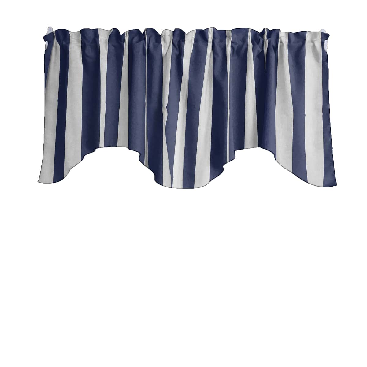 Zen Creative Designs Stripe Print Window Valance