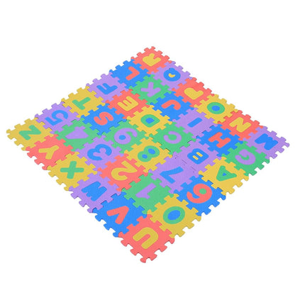 Mingzhe Eva Foam Play Mat 36 Pieces with Numbers and Letters for Kids (photo 2)